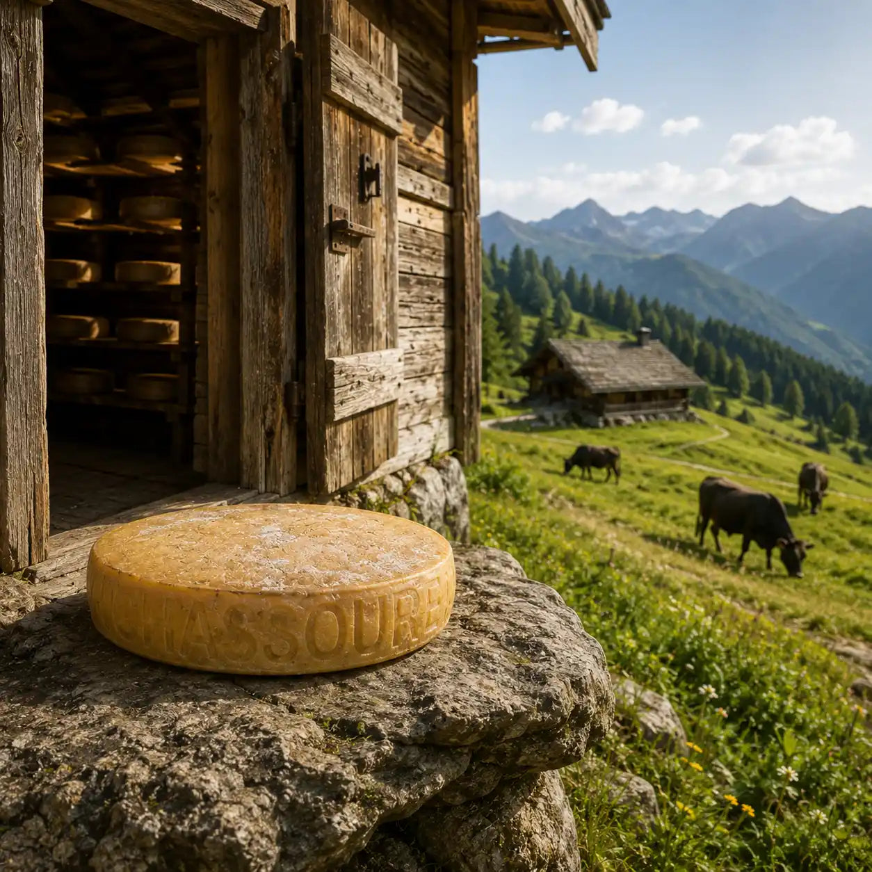 Raclette du Valais AOP d'alpage de Chassoure