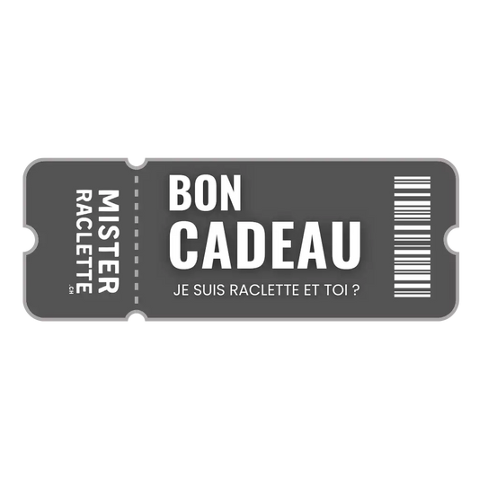 Bon cadeau raclette Misterraclette FR