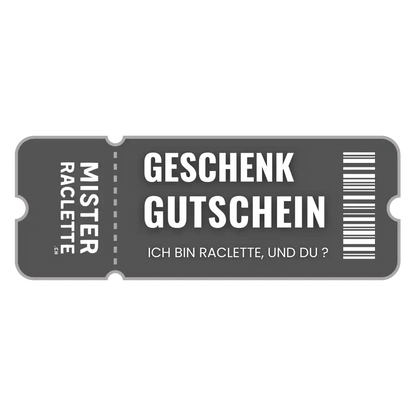 Bon cadeau raclette Misterraclette DE