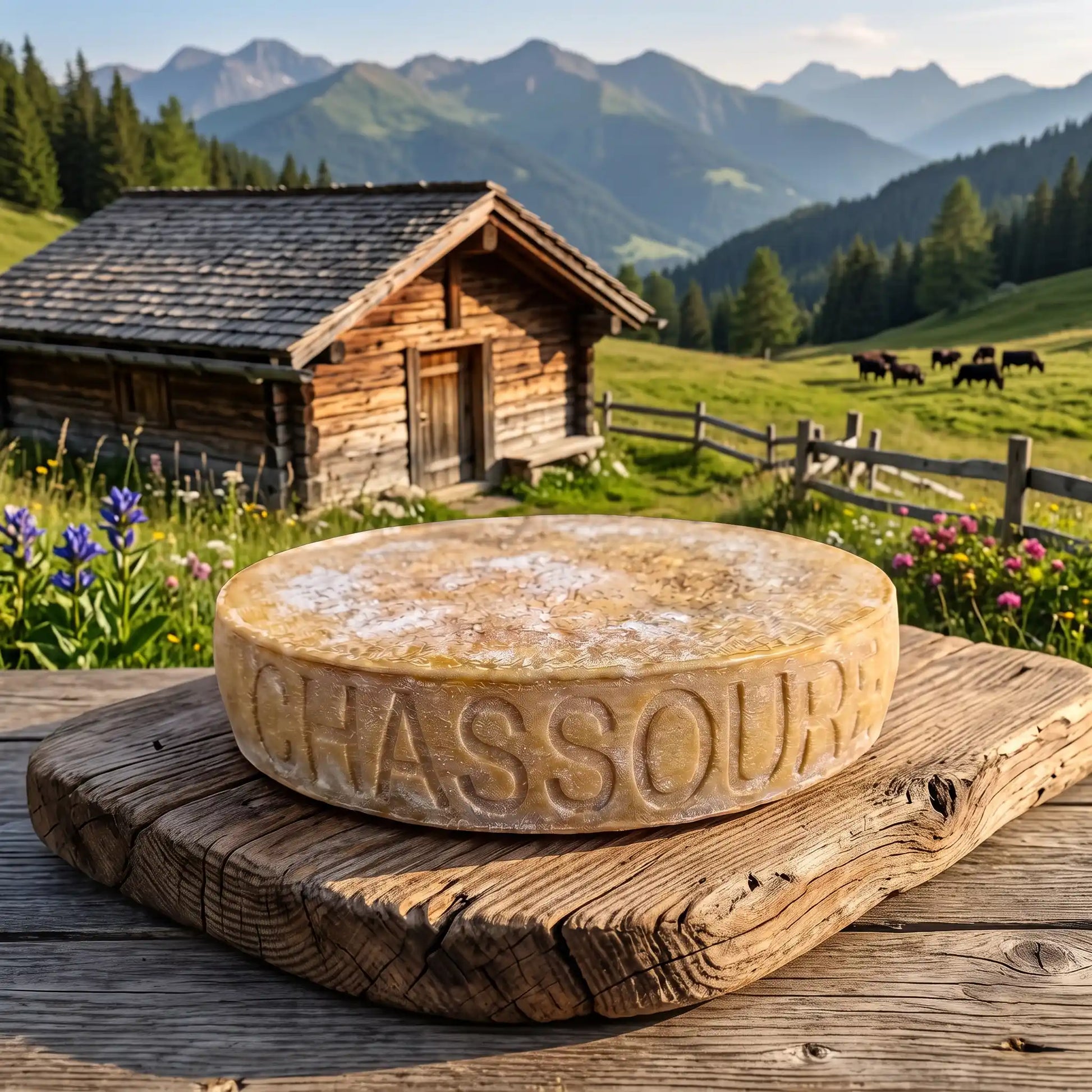 Raclette du Valais AOP d'alpage de Chassoure