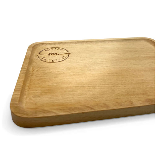 Assiette en bois Misterraclette