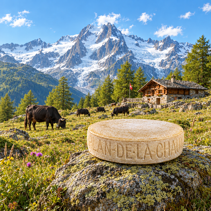 Fromage à raclette d'alpage de Plan-de-la-Chaux dans le Val Ferret, La Fouly